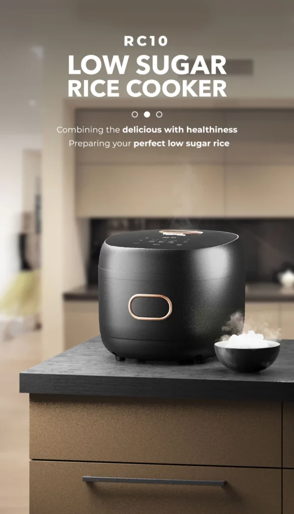 Russell Taylors Digital Low - Sugar Rice Cooker (1.8L) RC10