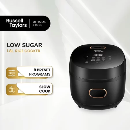 Russell Taylors Digital Low - Sugar Rice Cooker (1.8L) RC10