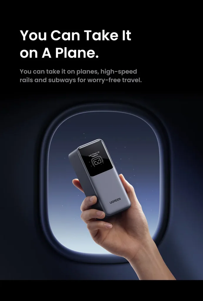 20000mAh 130W Power Bank, with Fast - Charging Support and Smart Digital Display