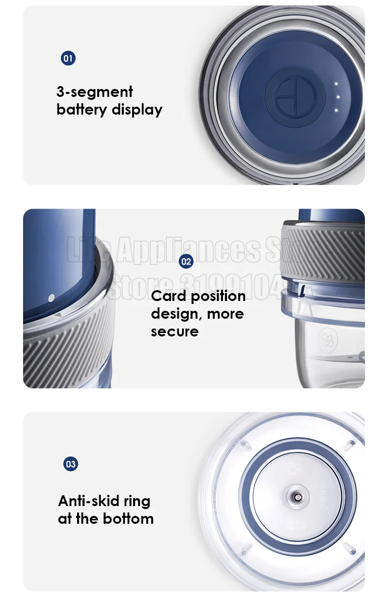 2000mAhMini Electric Branch Shredder with Rechargeable Battery