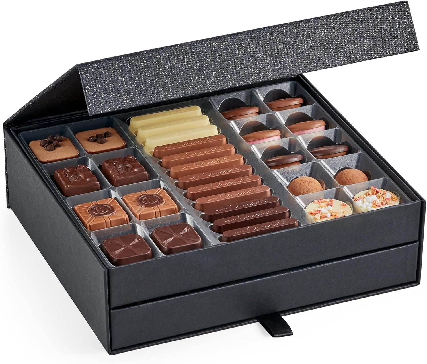 【Limited-Time Offer】Hotel Chocolat Classic Chocolate Gift Box, 600g – Contains 61 Pieces of Milk Chocolate, White Chocolate & Dark Chocolate, Large Birthday Gift Box - Image 2