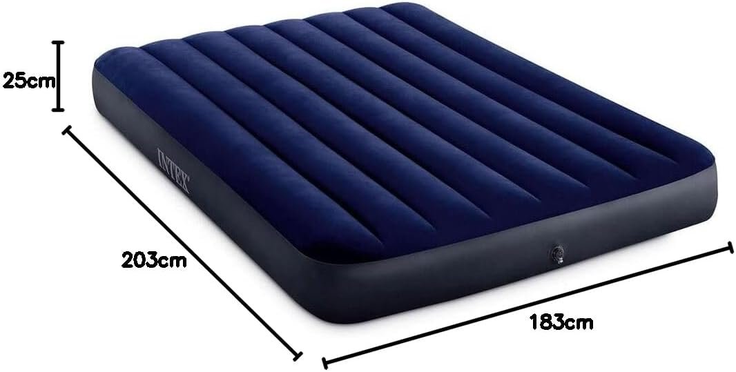 Intex Classic Downy Blue Dura-Beam Serie Twin Luftbett - Image 33