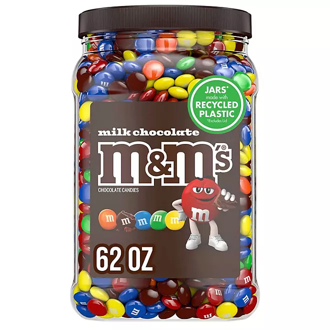 M&M'S Milk Chocolate Candies, 62 oz