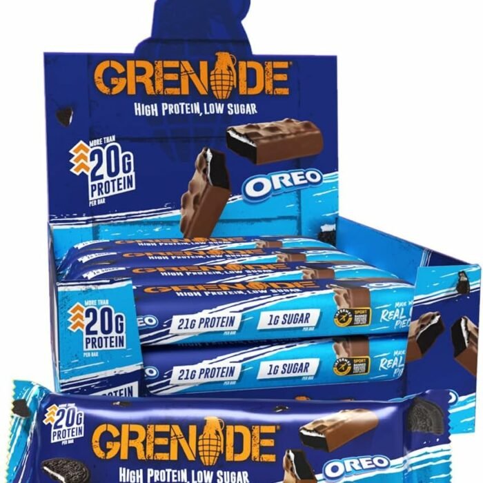 Limited-Time Offer】Grenade OREO Protein Bars – High Protein, Low Sugar, 12 x 60g
