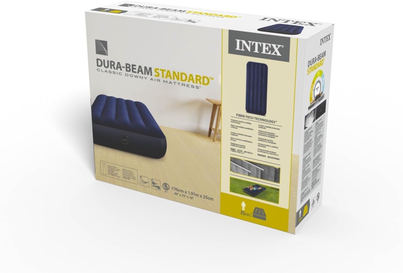 Intex Classic Downy Blue Dura-Beam Serie Twin Luftbett - Image 35