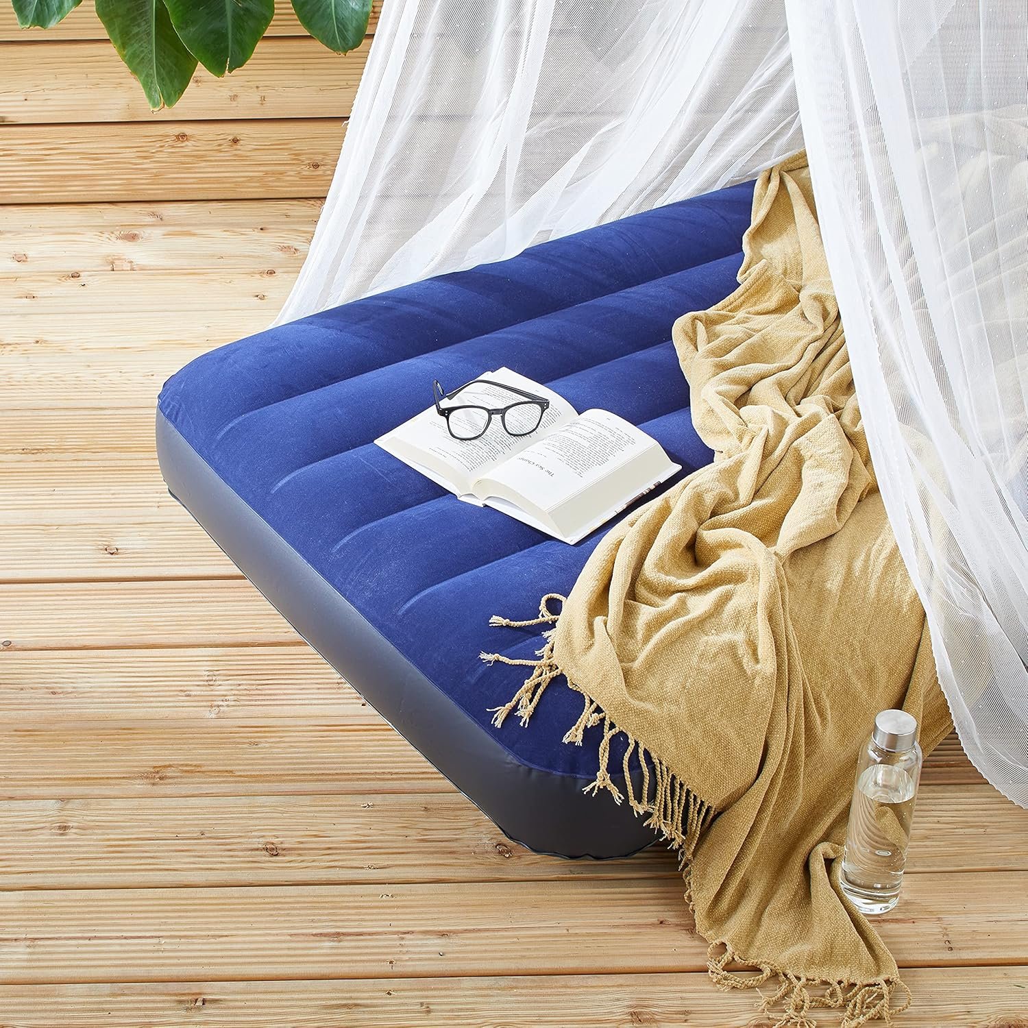 Intex Classic Downy Blue Dura-Beam Serie Twin Luftbett - Image 25