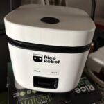 Rice Robot Personal Rice Cooker. PFAS-free. Nonstick. 1 Quart Capacity. with Stainless Steel Steamer Tray. Measuring Cups. Recipe Book with 60 Recipes. and Serving Spoon. As Seen On TV photo review