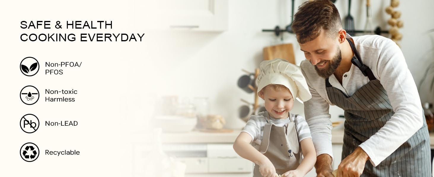 【One - Day Only】17 - Piece Non - stick Cookware Set。