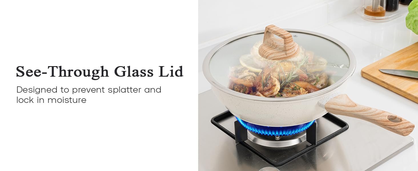 【One - Day Only】17 - Piece Non - stick Cookware Set。