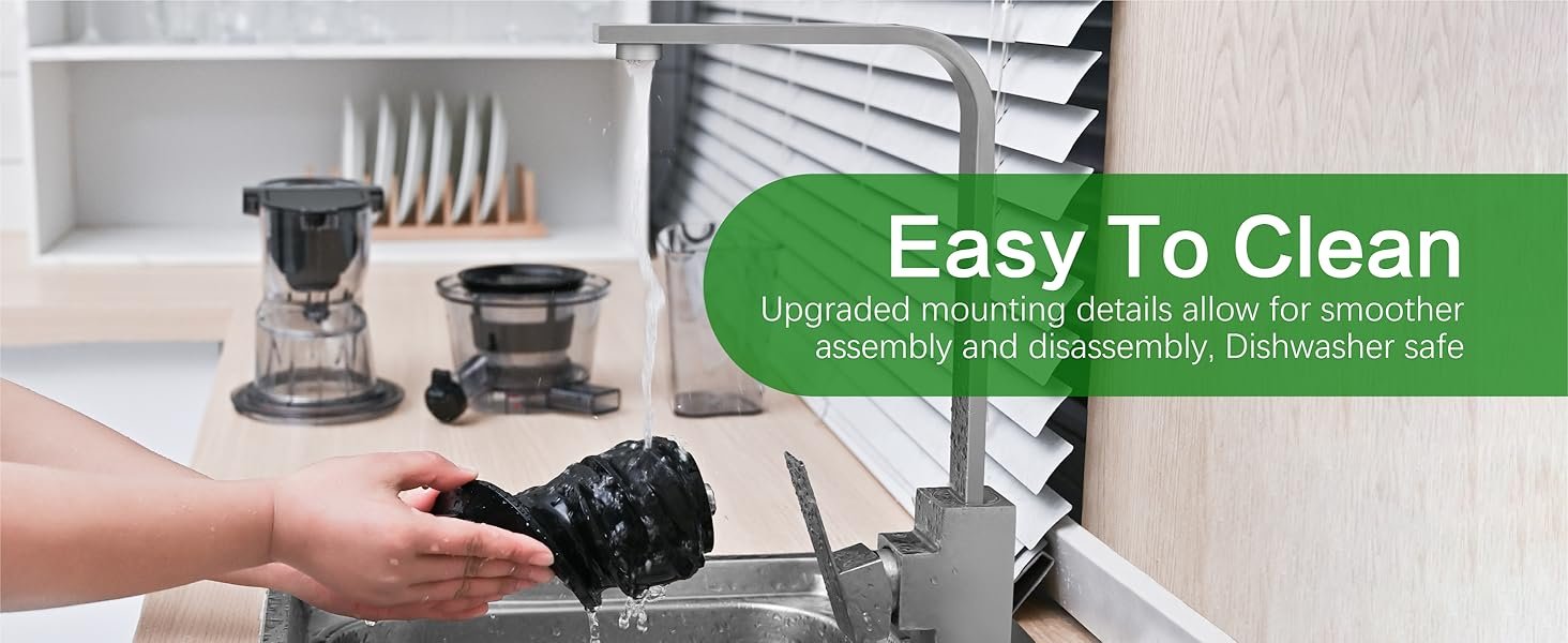 Cold Press Juicer Machines. Kitchen in the Box Slow Masticating Juicers Machine.3.26inch Large Wide Feed Chute Fit Whole Fruits & Vegetables.BPA Free.Easy to Clean (Bright Red)