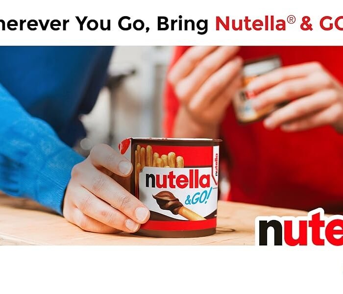 【Limited-Time Offer】Nutella & GO! Hazelnut Cocoa Spread with Breadsticks, Snack Packs | 1.8 oz per Pack, 24-Pack Bulk Size