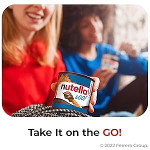 【Limited-Time Offer】Nutella & GO! Hazelnut Cocoa Spread with Breadsticks, Snack Packs | 1.8 oz per Pack, 24-Pack Bulk Size