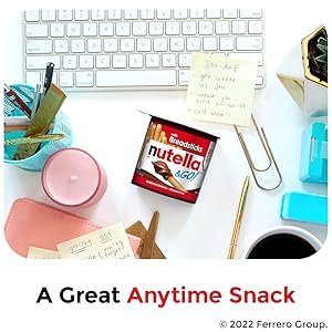 【Limited-Time Offer】Nutella & GO! Hazelnut Cocoa Spread with Breadsticks, Snack Packs | 1.8 oz per Pack, 24-Pack Bulk Size