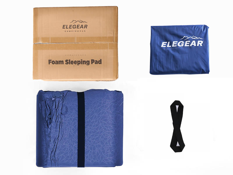 Elegear Self-Inflating Sleeping Pad, 3.18-Inch Extra-Thick Memory Foam Camping Pad with Pillow, 20-Second Quick Inflation, 4-Season Warm Camping Pad – Suitable for Camping/Travelling/Hiking/Car Use