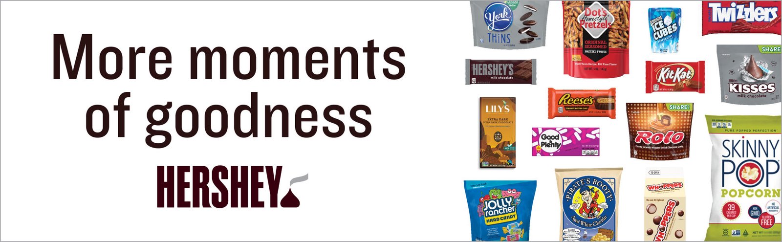 Hershey's Full Size Variety Pack - 30 Count。