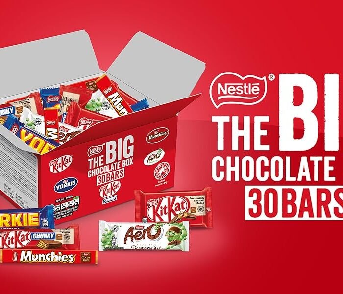 【Limited-Time Flash Sale】Nestlé 30-Bar Chocolate Bar Gift Box (1.3kg)