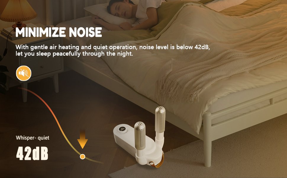 Shoe Dryer Glove Dryer. Dry Wet Shoes with 360°Heat Blower. Intelligent Shoes Dryer with Four Timer. Suitable for Sneaker. Glove. Boots. Ski Boot. Helmet. Folding and hanging Design