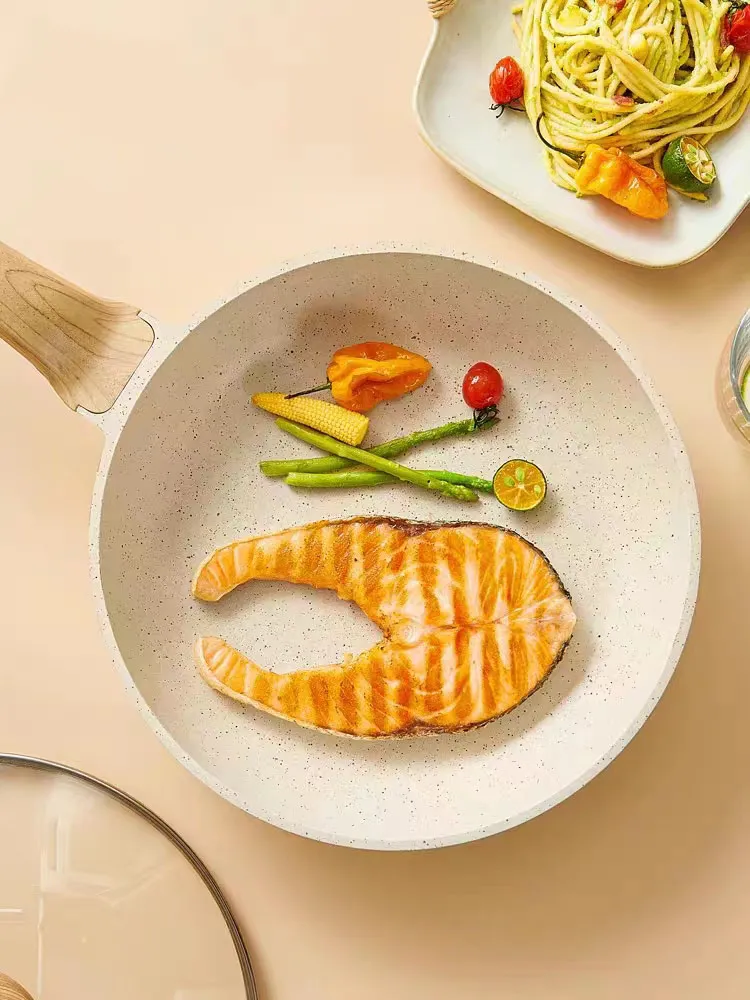 Non Stick Frying Pan kitchen cookware set 4 pcs Kawali wok pot Die-Cast Suitable all stoves